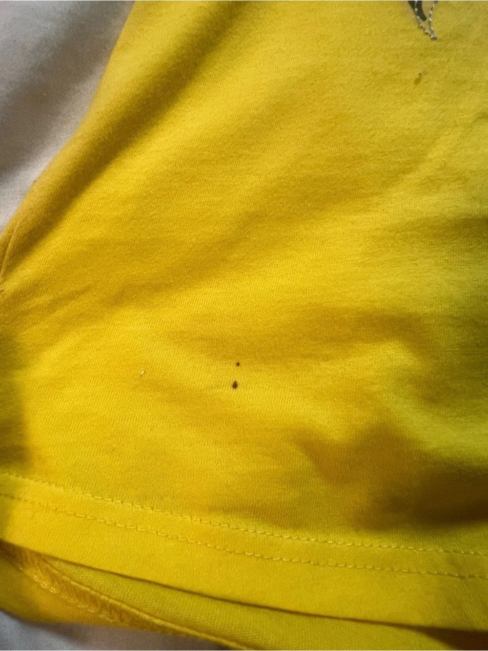 Miskeen Y2K Skull Graphic Tee XXL Yellow Streetwear - Picture 5 of 6
